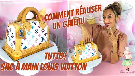 COMMENT REALISER UN GATEAU SAC A MAIN LOUIS .